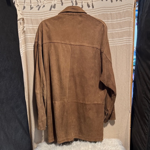 Timberland Weather Gear Brown Genuine Leather Jacket - Picture 7 of 9